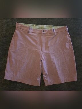 Men's Walter Hagen Purple Stripe Performance Golf Shorts. Size 40